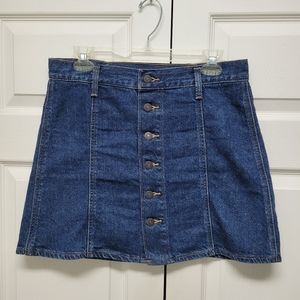 Levi's Waterless Denim Button Up Skirt